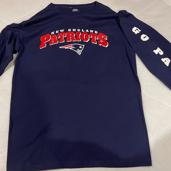 NFL NEW ENGLAND PATRIOTS LONG SLEEVE T-SHIRT M - Picture 5 of 6